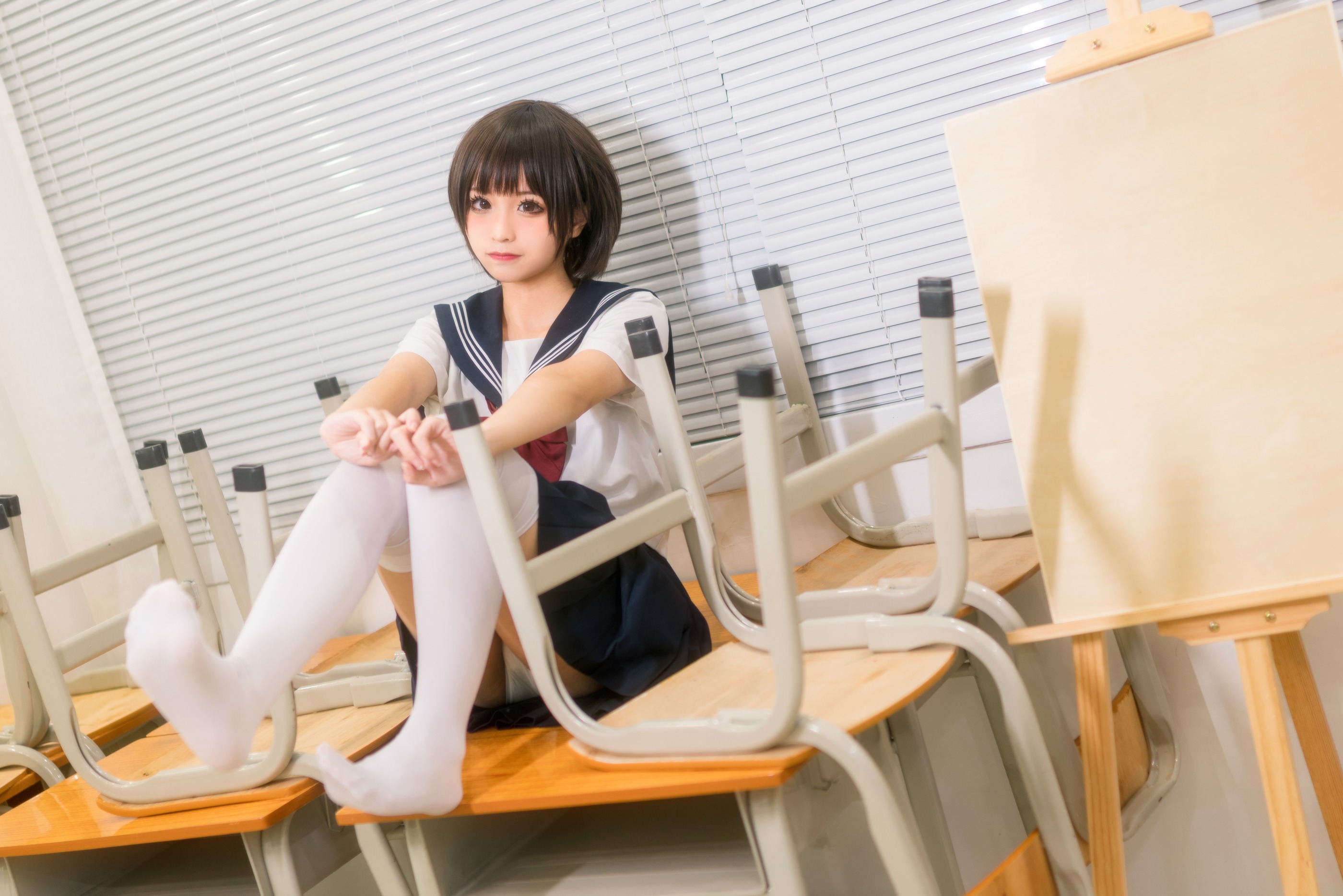 图片[1]-蠢沫沫 – NO.038 教室[61P]-XikXak